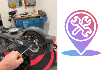 eScooter Reparaturwerkstatt