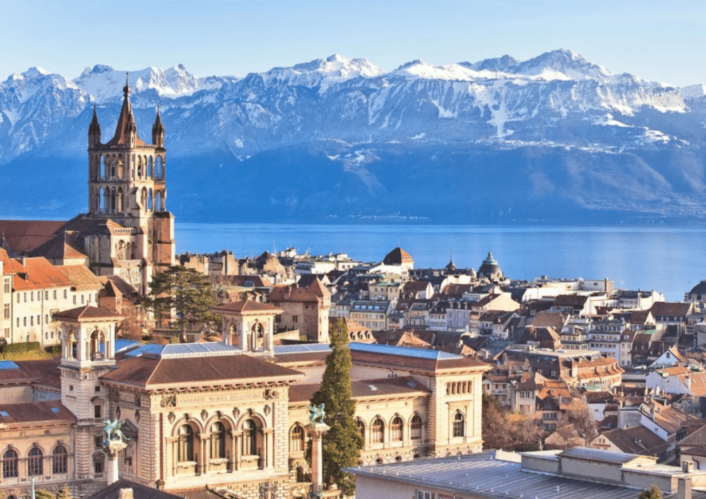 Balade en trottinette &eacute;lectrique &agrave; Lausanne