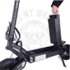trottinette &eacute;lectrique avec batterie amovible