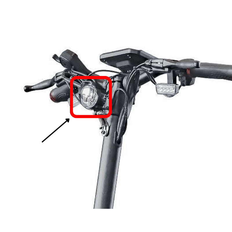 Lumi&egrave;re avant pour Kaabo Mantis X